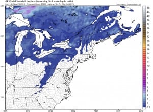 gfssnow1 snow forecast ski resorts