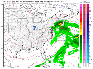gfs144 coastal low