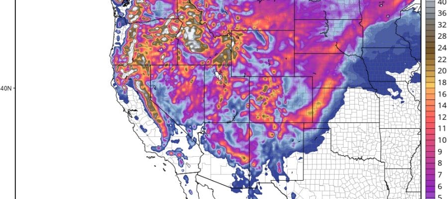 snow forecast ski resorts