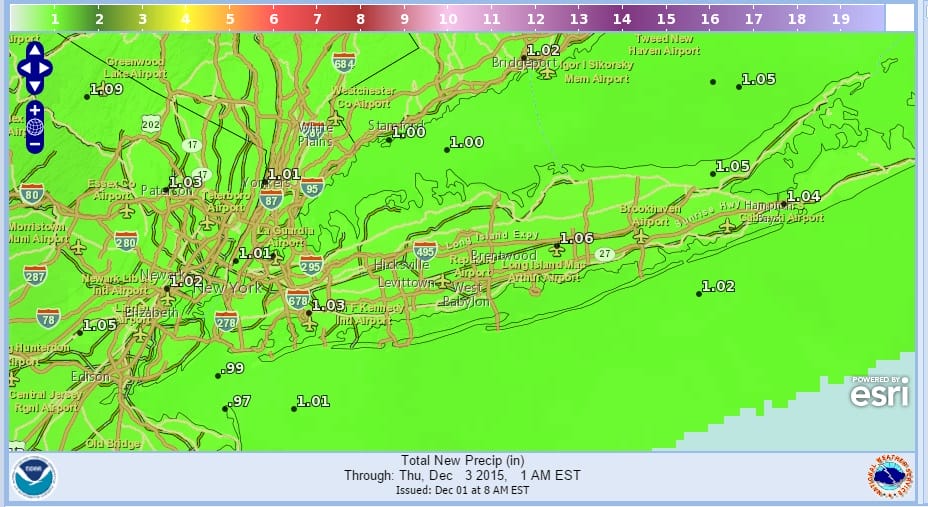 Long Island Weather Forecast For Tuesday