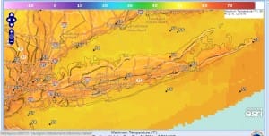 long island record highs
