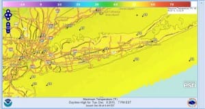 tuesday record high temperatures
