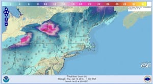 snow forecasts