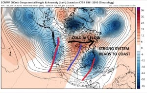 euro144 Models forecasting Late Week Snow Threat