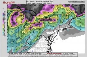 snow forecast ski resorts