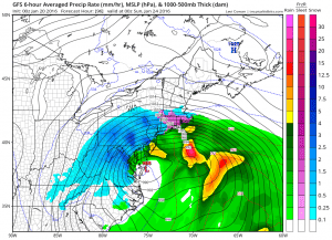 gfs96 GFS MODEL REMAINS BULLISH FOR SNOW