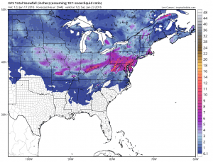 gfssnow Models forecasting Late Week Snow Threat
