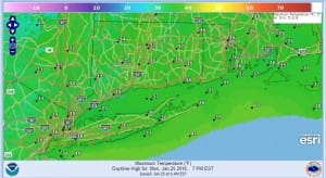 hartford Milder Air Moving To Northeast