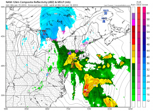 noreaster moving offshore