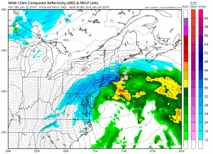 nam42 European Nam GFS Trend Northwest With Snow