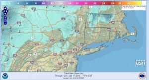 snow forecast weekend