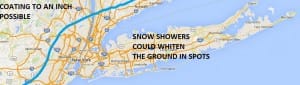 long island snow snowfall forecast