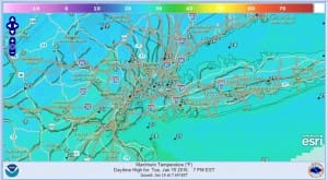 NYC Weather Cold Dry Through Friday