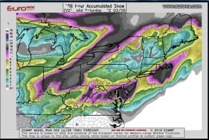 EUROSNOW Euro Model Snow Threat 