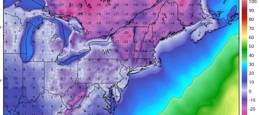 Brutal Cold Air This Weekend