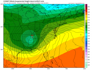 Euro Model Major Storm Threat Midweek