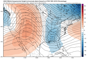 gem168 Canadian weather model