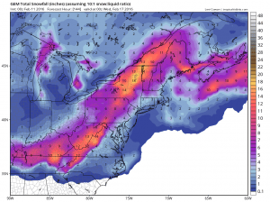 gemsnow GFS Long Range Model Winter Storm Threat