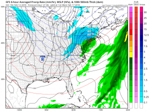 gfs138 Snow Ice Rain coming Monday