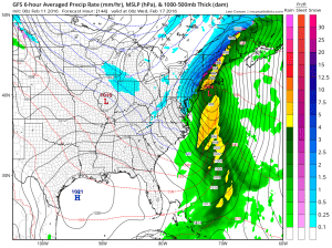 gfs144 GFS Long Range Model Winter Storm Threat