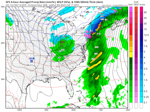 gfs84 Snow Possibility Wednesday