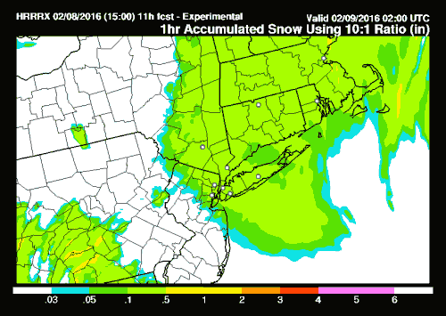 hrrr11 more rounds of snow
