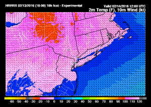hrrrtemp Sub Zero Temperatures Sunday Morning