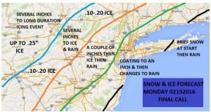 joessnow02142016 Presidents Day Snow Ice Forecast