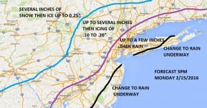 Meteorologist APP Snowfall Forecast