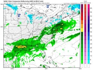 nam27 Springtime Weather Continues Sunday