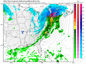 nam33 NAM Model Late Week forecast