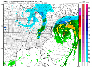 nam66 Snow Threat Sunday Night