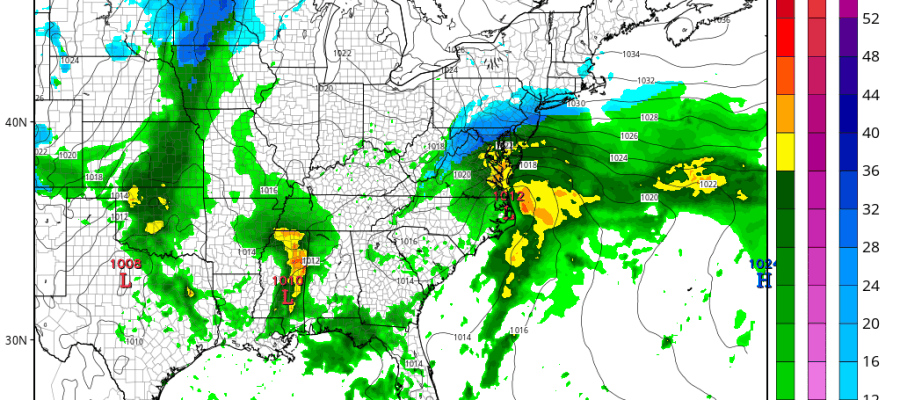 Euro Model Shifts Major Storm West