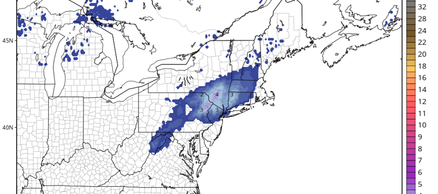national weather service snowfall forecast maps