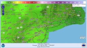 precip Wet Snow Tuesday Wind Rain Wednesday