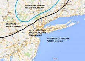 snow02232016 Mixed Precipitation Tuesday