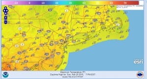 sunday Storm Slowly Pulling Away