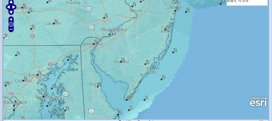 Winter Weather Advisory NJ South of Rt 195
