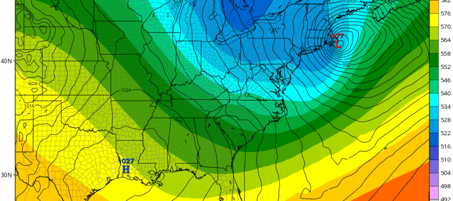 Euro Model Spring Snow Storm Threat