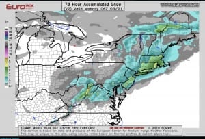 eurosnow1 Weekend Colder Snow Threat Sunday