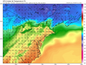 gfs132 Weather Models Downgrade Snow Threat
