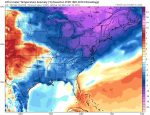 Cold April Weather Coming