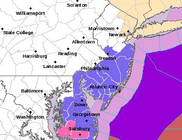 Winter Weather Advisory Central & South Jersey