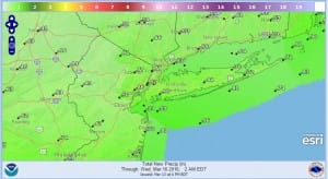 precip Weather Conditions Deteriorate Monday