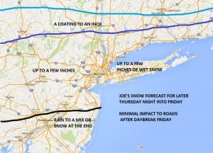 Snow Accumulation Forecast Friday