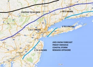 Snowfall Forecast Friday Updated 