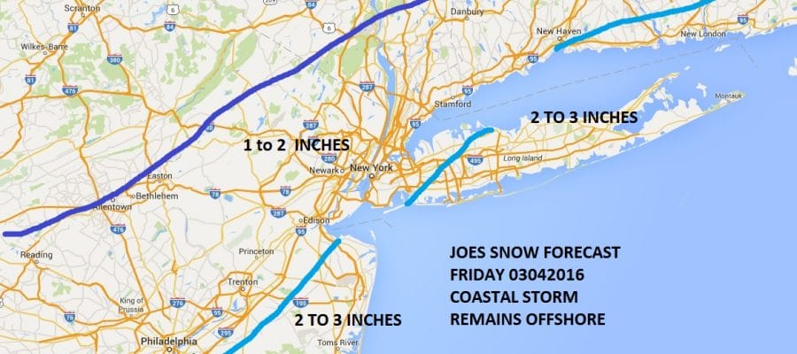 Snowfall Forecast Friday Updated