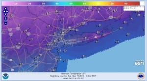Weekend Colder Snow Threat Sunday