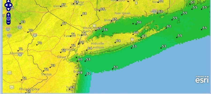 Gusty Winds Warm Temperatures
