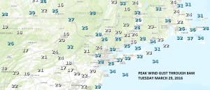 Strong Winds Continue